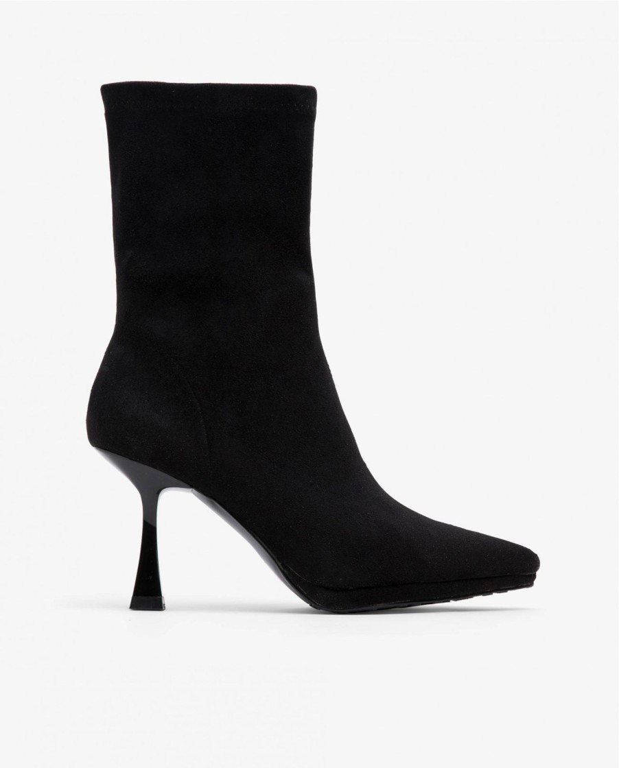 Cuple Botin T/A Ultrasuede Strech Negro Hot