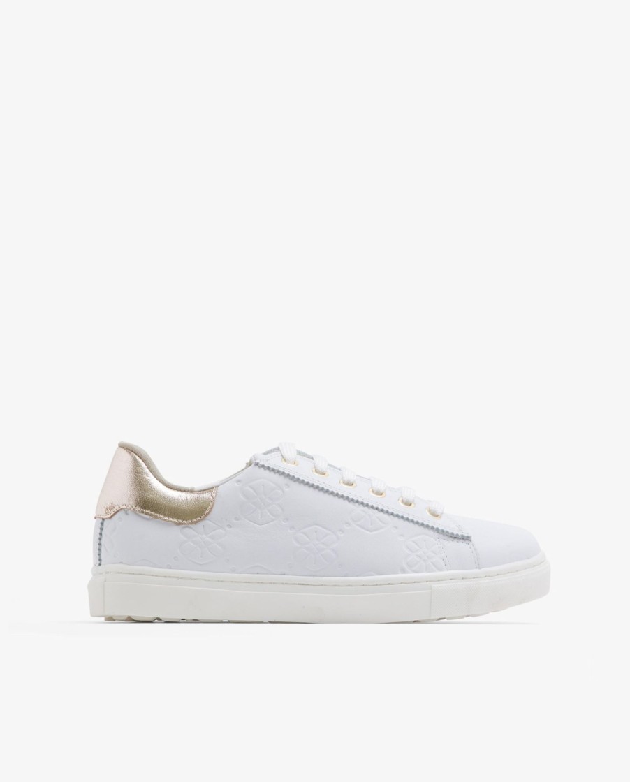 Cuple Zapatillas Piel Logos Blanco Best