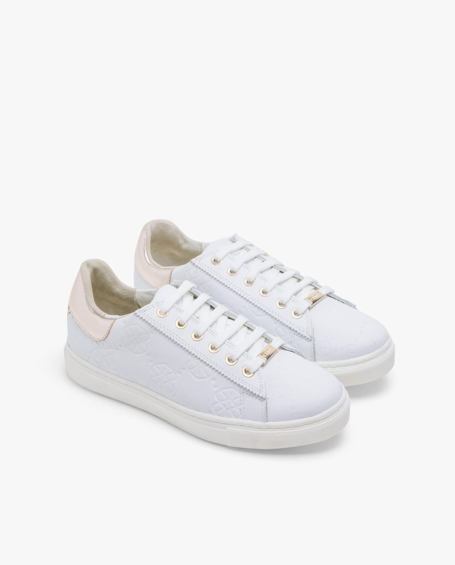 Cuple Zapatillas Piel Logos Blanco Best