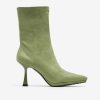 Cuple Botin T/A Ultrasuede Strech Verde Hot