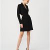 Cuple Vestido Corto Cut Out Crep Negro Best