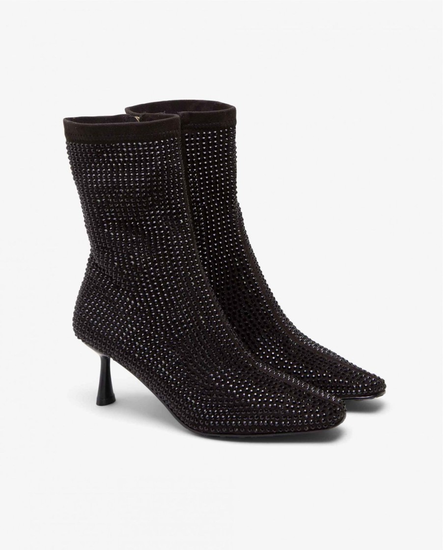 Cuple Botin Strass T/F Licra Strech Negro Online