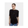 Cuple Camiseta Strass Punto Negro Clearance