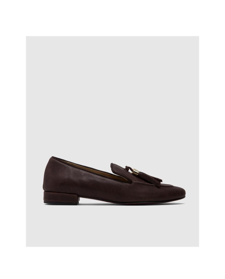 Cuple Mocasin Santander Napa Marron Hot