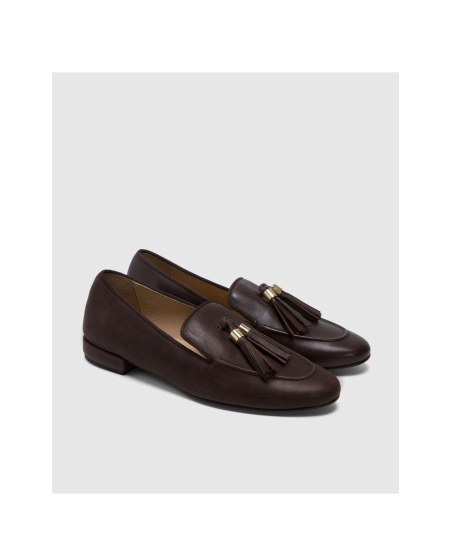 Cuple Mocasin Santander Napa Marron Hot