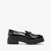 Cuple Mocasin Trabilla Charol Piel Negro Online