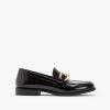 Cuple Mocasin Plano Charol Piel Negro Online