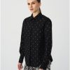 Cuple Camisa Brillantes Algodon Negro Online