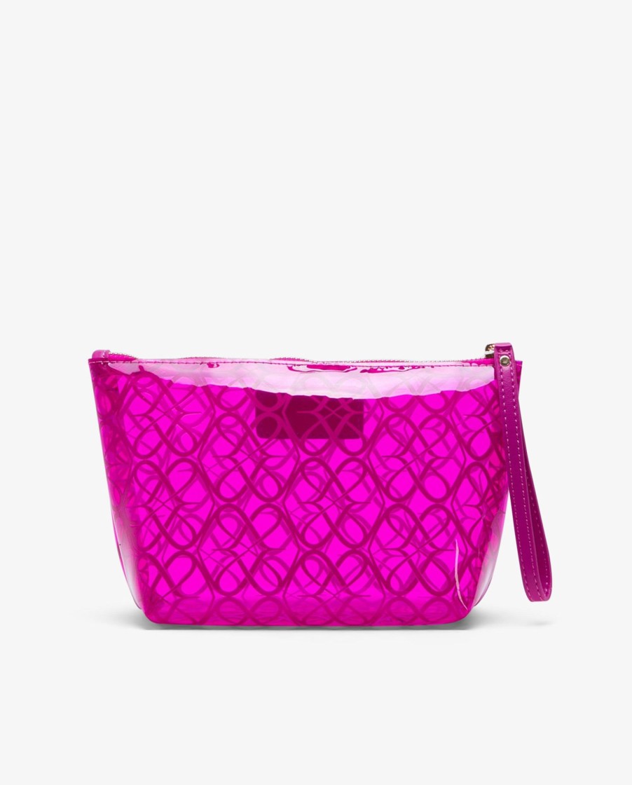 Cuple Bolso Mano Vinilo Fucsia Clearance