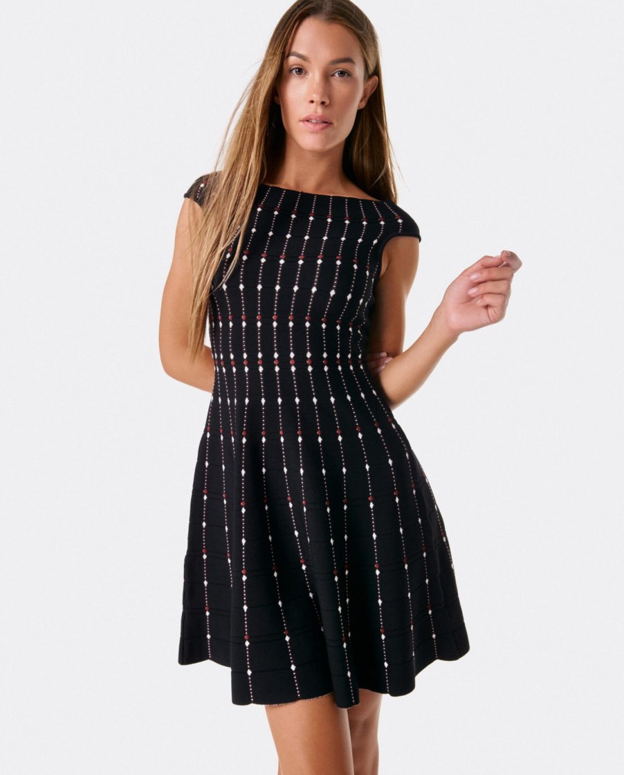 Cuple Vestido Lady Punto Negro Clearance