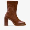 Cuple Botin Plataforma Tecnopiel Marron Clearance