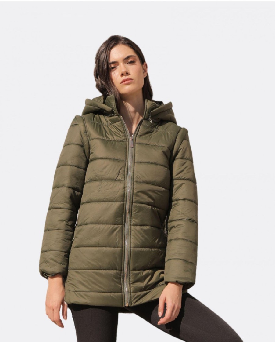 Cuple Parka Nylon Verde Best